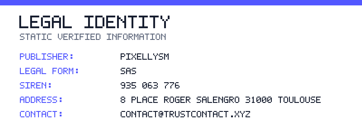 Image containing the company legal information